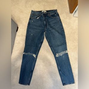 Abercrombie Mom Jeans, Size 30 (10) Long